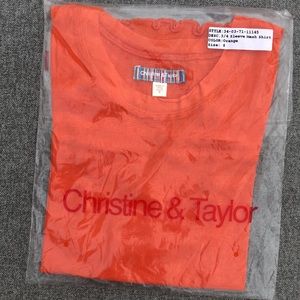 CHRISTINE & TAYLOR / 100% Cotton 3/4 Sleeve Mesh Shirt / BRAND NEW IN PACKAGE!